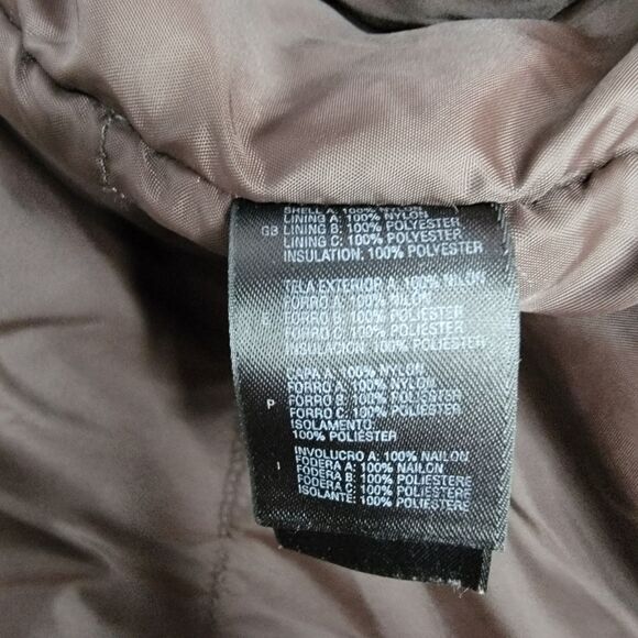 Men's L The North Face Hyvent Orange & Brown Snow Jacket - Picture 4 of 8